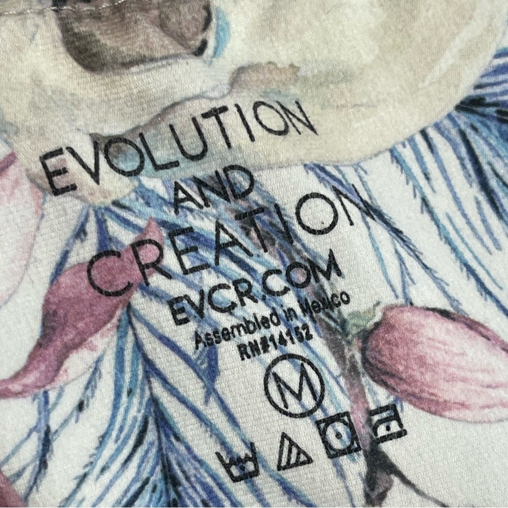 Evolution And Creation Size Medium Cropped Leggin… - image 3